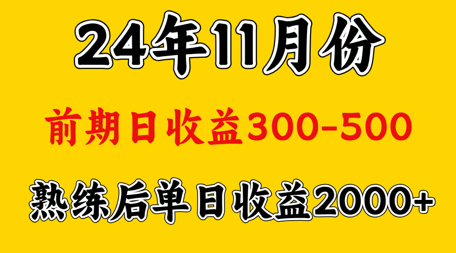 轻资产项目，前期日收益500左右，后期日收益1500-2000左右，多劳多得-小白资源网