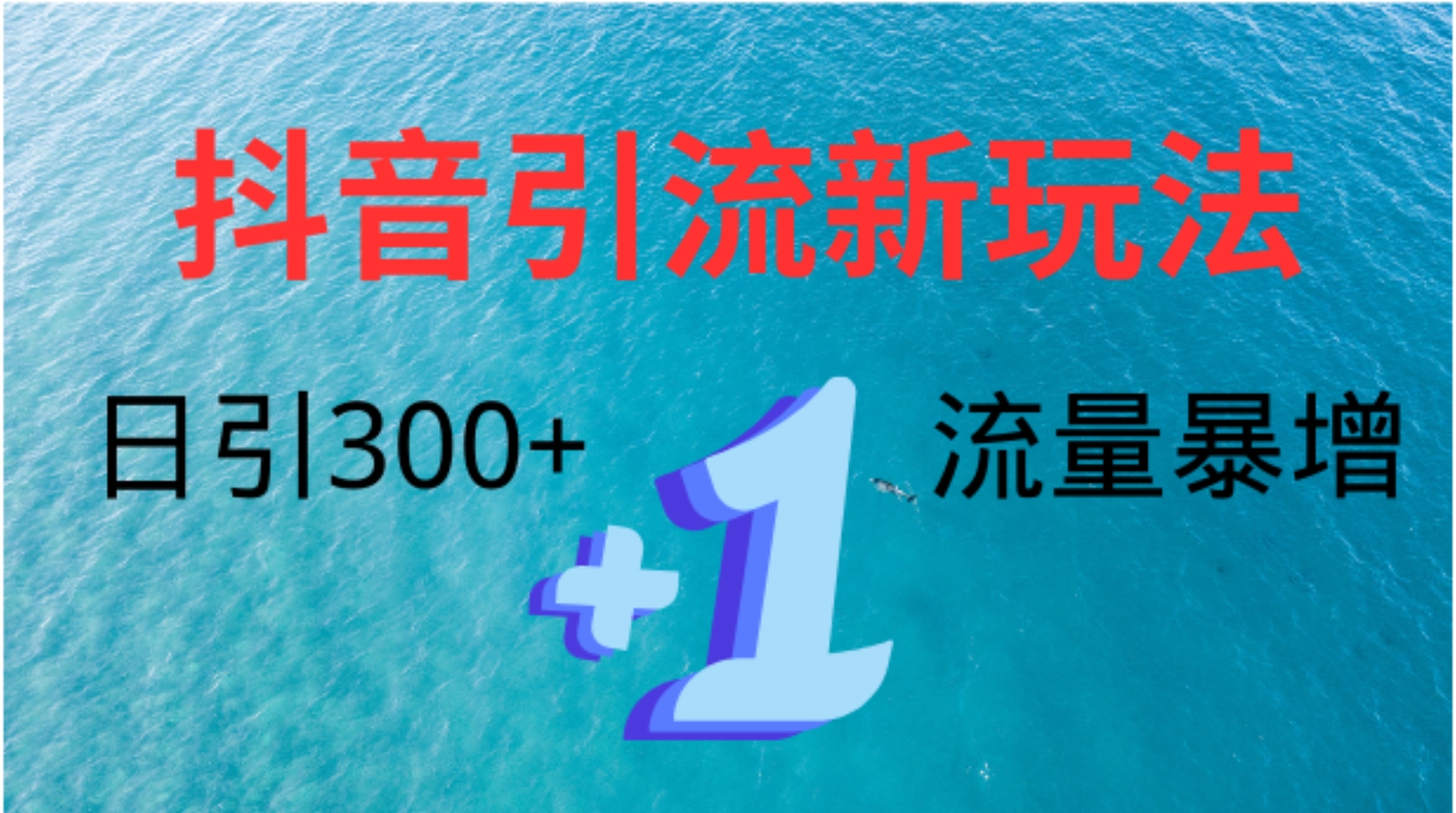 创业粉高效引流,抖音工具号玩法4.0,日引300+-小白资源网