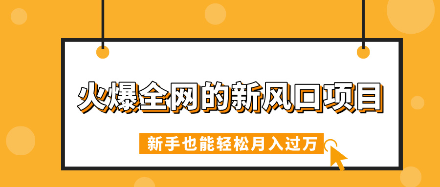 火爆全网的新风口项目，借助人工智能AI算命，精准预测命运，新手也能轻松月入过万-小白资源网