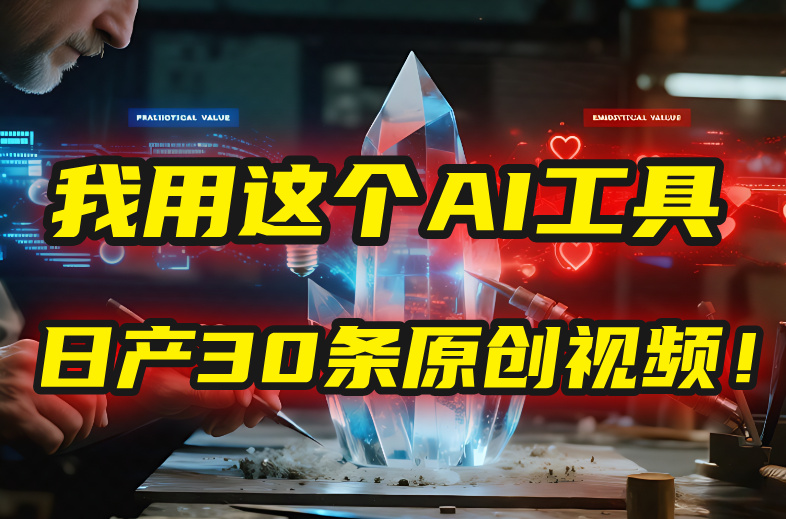 别再真人出镜了!我用这个AI工具,1张照片就能日产30条原创视频!-小白资源网